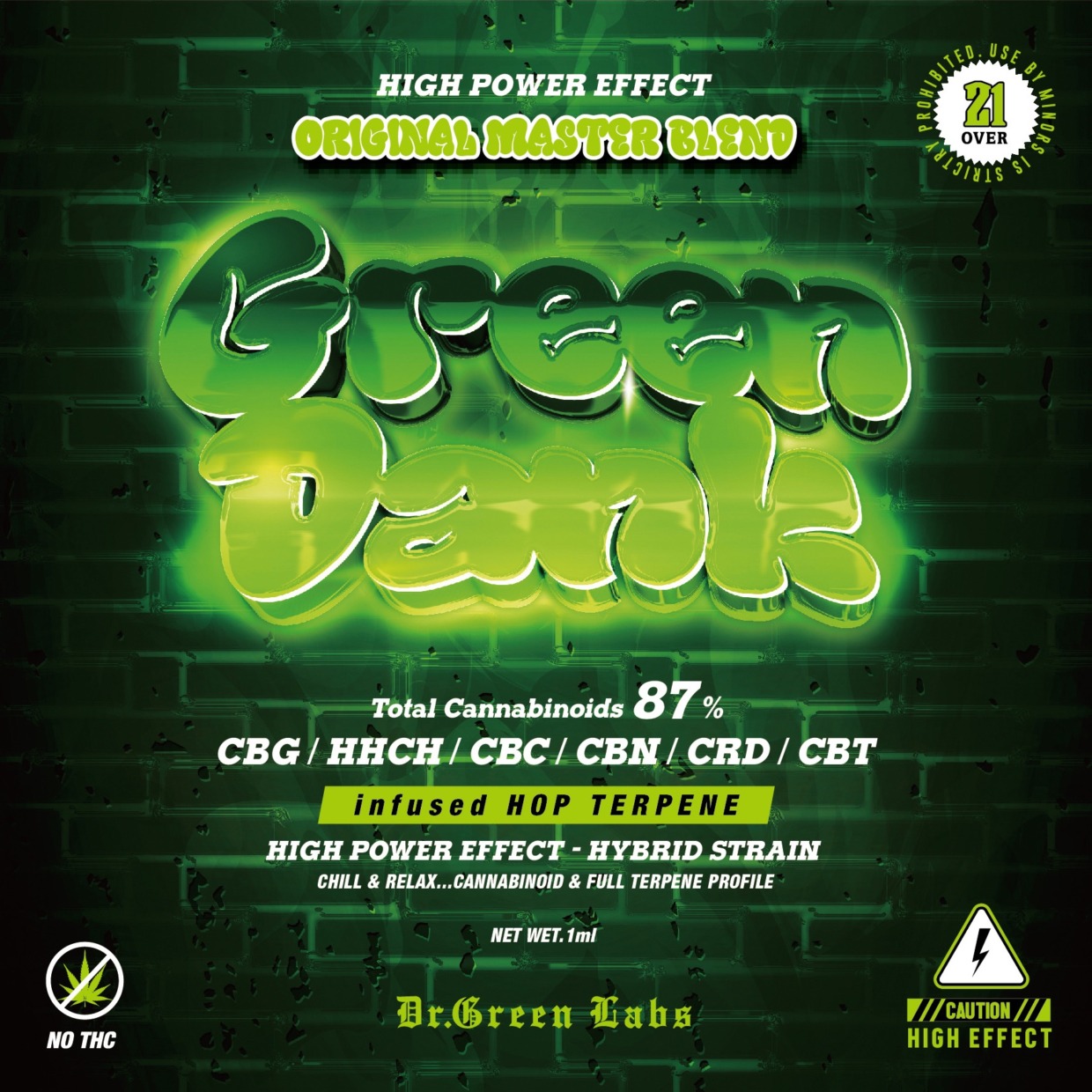ROYAL HAZE LIQUID HIGH POWER EFFECTシリーズ / GREEN DANK